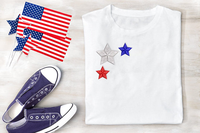 Corner Stars Mini Embroidery Embroidery/Applique DESIGNS Designed by Geeks 