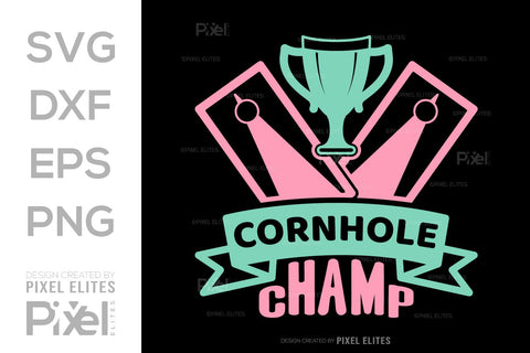 Cornhole Champ SVG Cornhole game Tshirt Bundle Cornhole Quote Design, PET 00105 SVG ETC Craft 