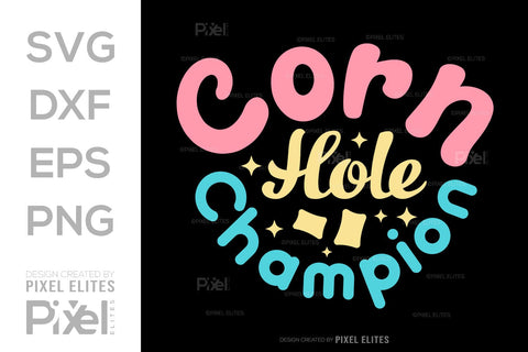 Cornhole Champion SVG Cornhole game Tshirt Bundle Cornhole Quote Design, PET 00101 SVG ETC Craft 