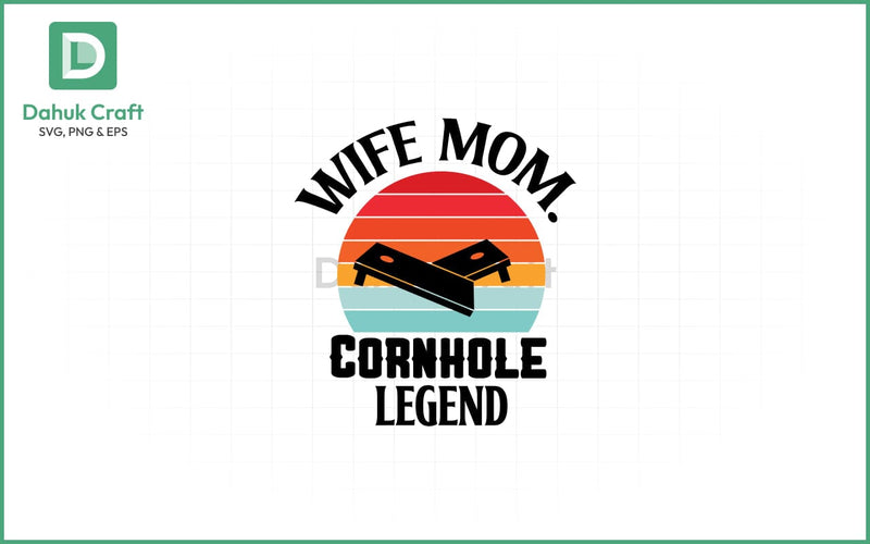 Cornhole Champion SVG – Crowned Glory Cornhole Champion SVG PNG & EPS V40 SVG dahukdesign 