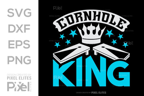 Cornhole King SVG Cornhole game Tshirt Bundle Cornhole Quote Design, PET 00102 SVG ETC Craft 