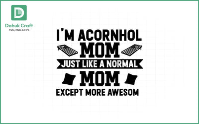 Cornhole Mom SVG – Awesome Style Cornhole Mom SVG PNG & EPS V28 SVG dahukdesign 