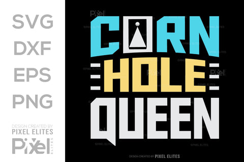 Cornhole Queen SVG Cornhole game Tshirt Bundle Cornhole Quote Design, PET 00103 SVG ETC Craft 