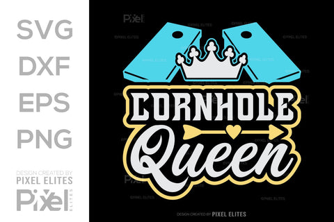 Cornhole Queen SVG Cornhole game Tshirt Bundle Cornhole Quote Design, PET 00103 SVG ETC Craft 