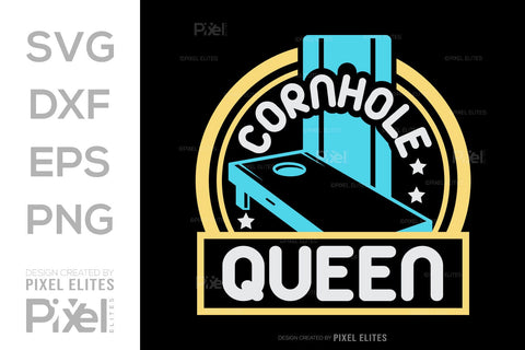 Cornhole Queen SVG Cornhole game Tshirt Bundle Cornhole Quote Design, PET 00103 SVG ETC Craft 