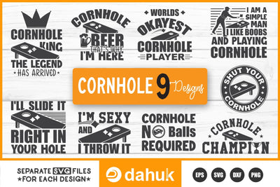 Cornhole SVG, Corn hole svg, Cornhole png SVG dahukdesign 