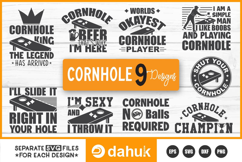 Cornhole SVG, Corn hole svg, Cornhole png SVG dahukdesign 