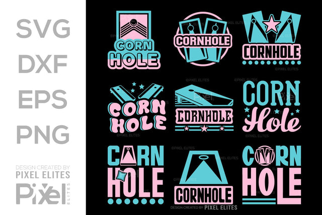 Cornhole SVG Cornhole game Tshirt Bundle Cornhole Quote Design, PET 00104 SVG ETC Craft 