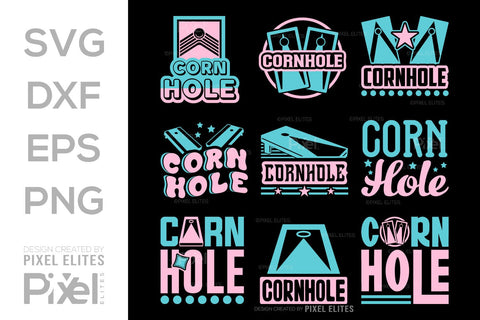 Cornhole SVG Cornhole game Tshirt Bundle Cornhole Quote Design, PET 00104 SVG ETC Craft 