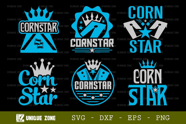 Cornstar SVG Cornhole Game Tshirt Bundle Cornhole Quote Design, TG 0004 SVG Unique Zone 