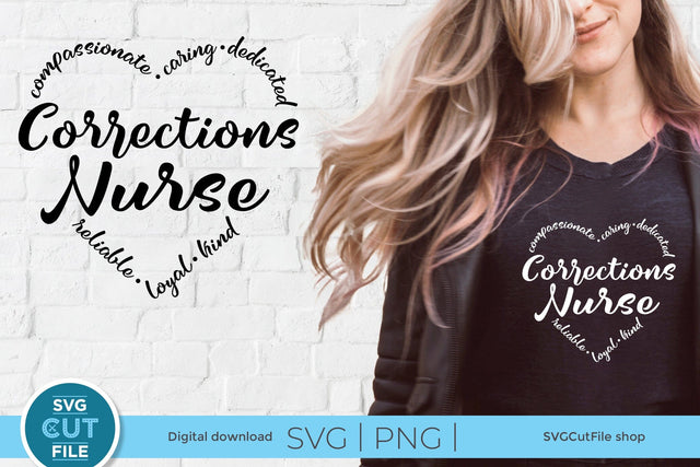 Correctional nurse svg, Corrections nurse svg, corrections nursing svg, thin silver line, hand cuffs svg, svg dxf png SVG SVG Cut File 
