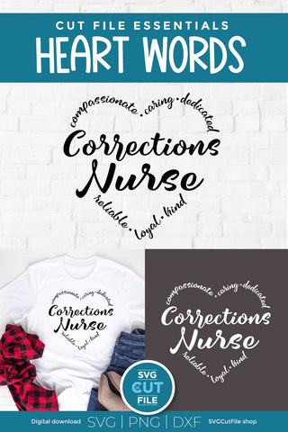Correctional nurse svg, Corrections nurse svg, corrections nursing svg, thin silver line, hand cuffs svg, svg dxf png SVG SVG Cut File 
