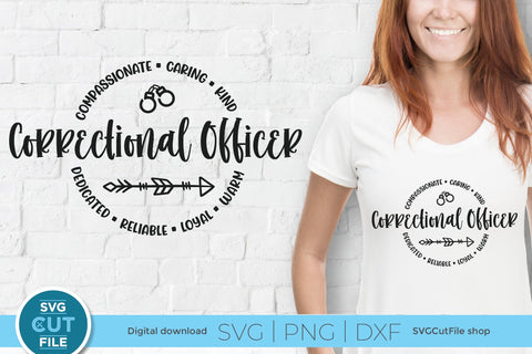 Correctional officer svg, Corrections officer svg, corrections svg, handcuffs svg, thin silver line, hand cuffs svg, svg dxf png SVG SVG Cut File 