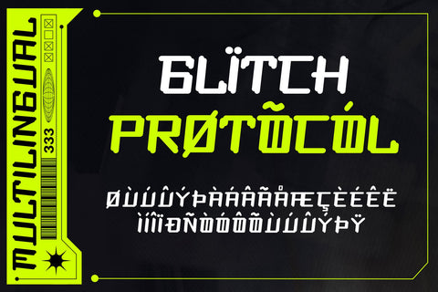 Corush - Modern Tech Futuristic Font Font Mozzatype 
