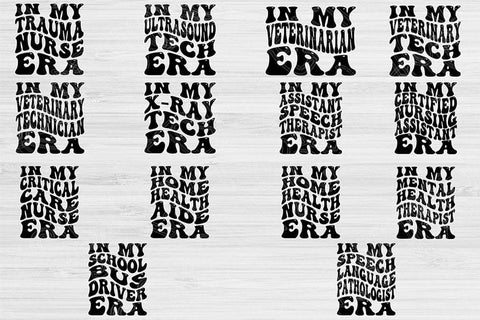 Cosmetologist Svg Cut File, Nurse Svg, In My Era Svg Files For Cricut, Radiology Tech Svg Silhouette Digital Design, Esthetician Sublimation SVG TiffsCraftyCreations 