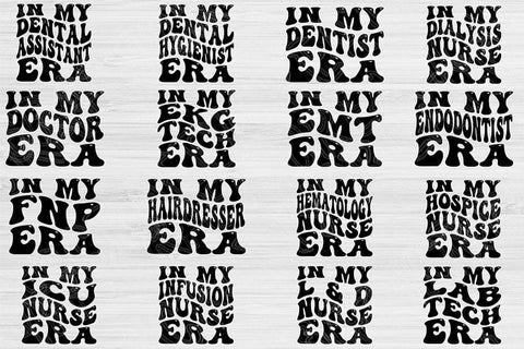 Cosmetologist Svg Cut File, Nurse Svg, In My Era Svg Files For Cricut, Radiology Tech Svg Silhouette Digital Design, Esthetician Sublimation SVG TiffsCraftyCreations 