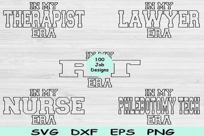 Cosmetologist Svg Cut File, Nurse Svg, In My Era Svg Files For Cricut, Radiology Tech Svg Silhouette Digital Design, Esthetician Sublimation SVG TiffsCraftyCreations 