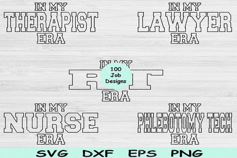 Cosmetologist Svg Cut File, Nurse Svg, In My Era Svg Files For Cricut, Radiology Tech Svg Silhouette Digital Design, Esthetician Sublimation SVG TiffsCraftyCreations 