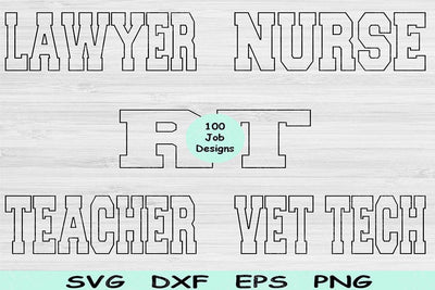 Cosmetologist Svg Cut File, Nurse Svg, Teacher Svg Files For Cricut, Radiology Tech Svg Digital Designs, Esthetician Shirt Sublimation Png SVG TiffsCraftyCreations 