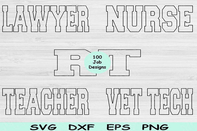 Cosmetologist Svg Cut File, Nurse Svg, Teacher Svg Files For Cricut, Radiology Tech Svg Digital Designs, Esthetician Shirt Sublimation Png SVG TiffsCraftyCreations 