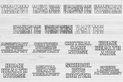 Cosmetologist Svg Cut File, Nurse Svg, Teacher Svg Files For Cricut, Radiology Tech Svg Digital Designs, Esthetician Shirt Sublimation Png SVG TiffsCraftyCreations 