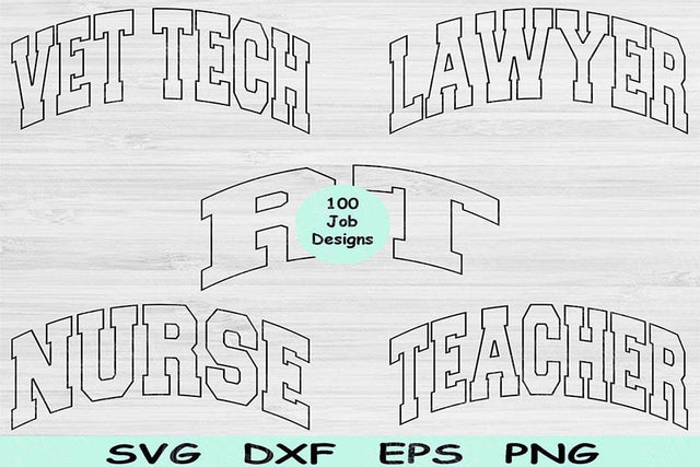 Cosmetologist Svg Cut File, Nurse Svg, Teacher Svg Files For Cricut, Radiology Tech Svg Digital Designs, Esthetician Shirt Sublimation Png SVG TiffsCraftyCreations 