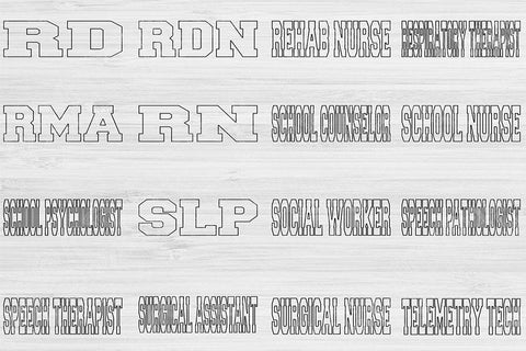 Cosmetologist Svg Cut File, Nurse Svg, Teacher Svg Files For Cricut, Radiology Tech Svg Digital Designs, Esthetician Shirt Sublimation Png SVG TiffsCraftyCreations 