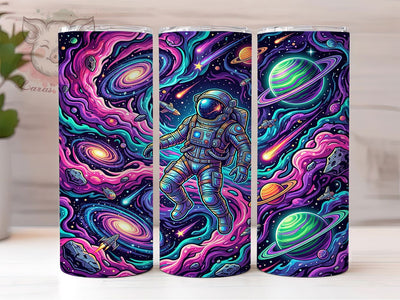 Cosmic Astronaut 20oz Tumbler, Cosmic Astronaut, Astronaut Tumbler, Cosmic Tumbler, Astronaut PNG, Cosmic PNG, Space Tumbler, Galaxy Tumbler Sublimation Lara' s Designs 