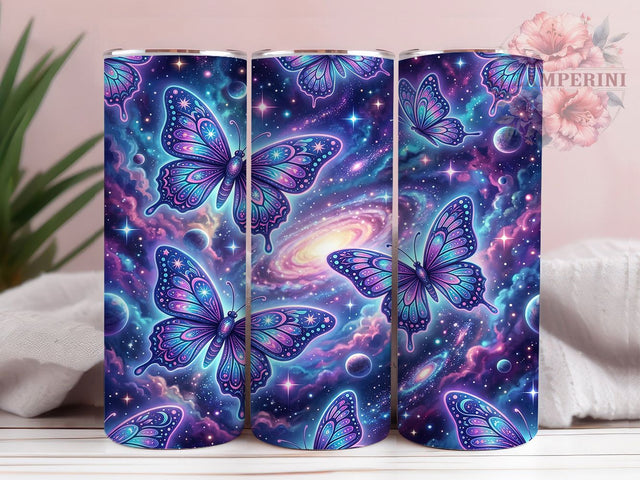 Cosmic Butterflies 20oz Tumbler, Cosmic Butterflies, Cosmic Butterfly PNG, Butterfly Tumbler, Butterflies Tumbler, Cosmic Tumbler PNG, Butterfly Wrap PNG, 20oz Tumbler Wrap Sublimation Li Zamperini 