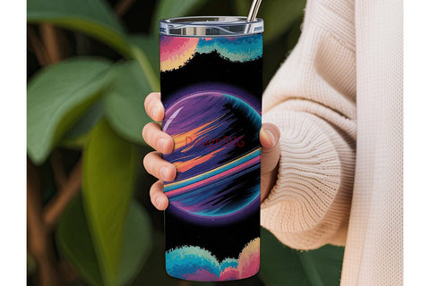 Cosmic Dreamscape 20oz Tumbler Wrap Sublimation DesignSVG 