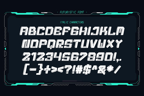 Cosmic Drift - Modern Futuristic Typeface Font Mozzatype 
