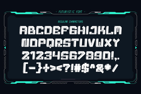 Cosmic Drift - Modern Futuristic Typeface Font Mozzatype 