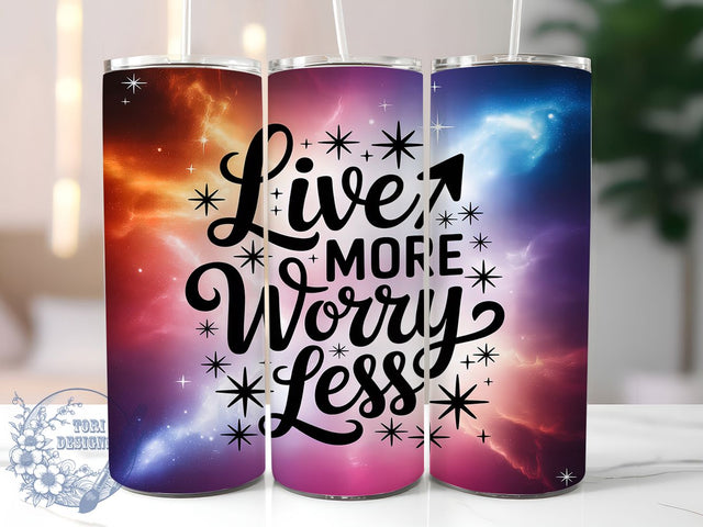 Cosmic Galaxy Mindful Inspiration Tumbler, Mindful Living Design, Galaxy Pattern Gift, Inspirational Tumbler, Cosmic Design Gift, Positive Message Gift, Universe Theme Present Sublimation ToriDesigns 