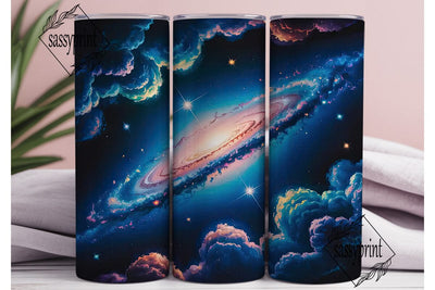 Cosmic Galaxy Nebula 20oz Tumbler Wrap Sublimation sassyprint 