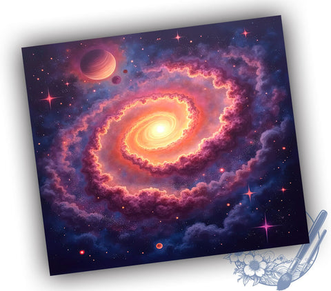 Cosmic Galaxy Stars 20oz Tumbler, Cosmic Stars Design, Sublimation Tumbler, 20oz Tumbler, Space Drinkware, Night Sky Tumbler, Unique Gift Sublimation ToriDesigns 