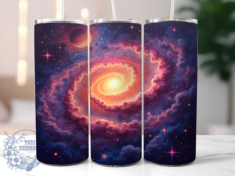 Cosmic Galaxy Stars 20oz Tumbler, Cosmic Stars Design, Sublimation Tumbler, 20oz Tumbler, Space Drinkware, Night Sky Tumbler, Unique Gift Sublimation ToriDesigns 