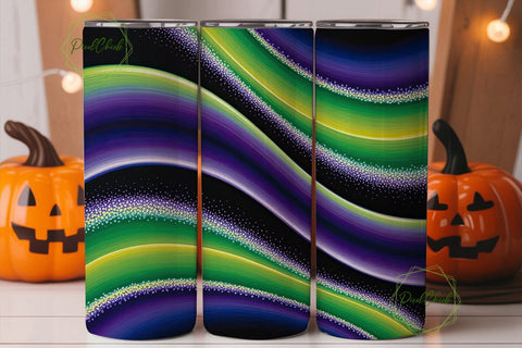 Cosmic Glitter Swirl 20oz Tumbler Wrap Sublimation PixelChick 