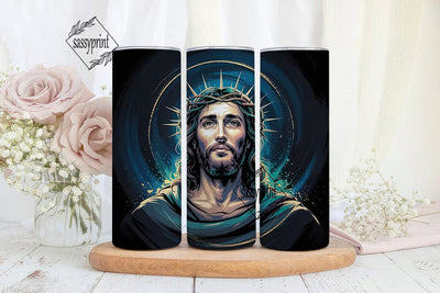 Cosmic Jesus 20oz Tumbler Wrap Sublimation sassyprint 