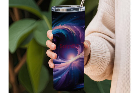 Cosmic Nebula 20oz Tumbler Wrap Sublimation DesignSVG 