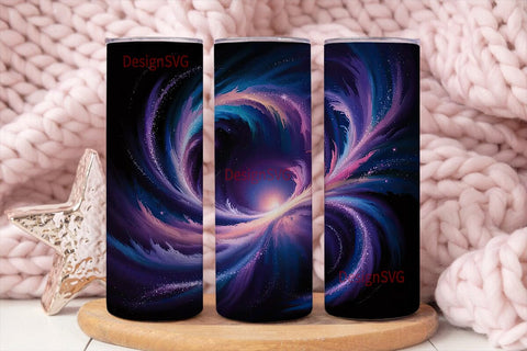 Cosmic Nebula 20oz Tumbler Wrap Sublimation DesignSVG 