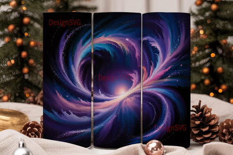Cosmic Nebula 20oz Tumbler Wrap Sublimation DesignSVG 