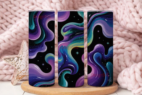 Cosmic Nebula 20oz Tumbler Wrap Sublimation DesignSVG 