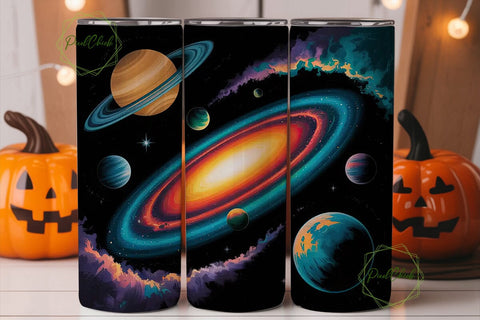 Cosmic Nebula 20oz Tumbler Wrap Sublimation PixelChick 
