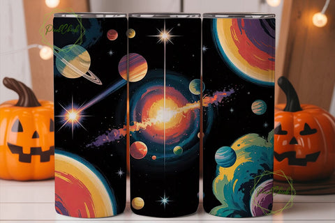 Cosmic Nebula 20oz Tumbler Wrap Sublimation PixelChick 