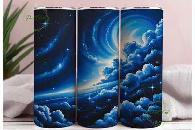 Cosmic Nebula Galaxy 20oz Tumbler Wrap Sublimation PixelChick 