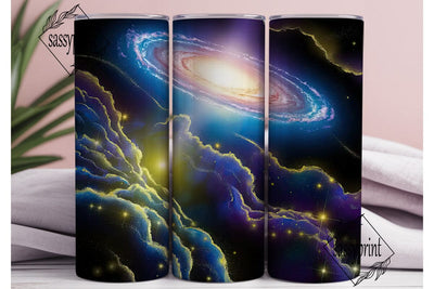 Cosmic Nebula Galaxy 20oz Tumbler Wrap Sublimation sassyprint 