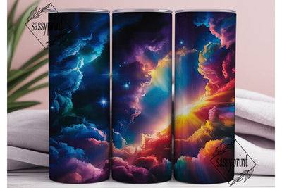 Cosmic Nebula Galaxy 20oz Tumbler Wrap Sublimation sassyprint 