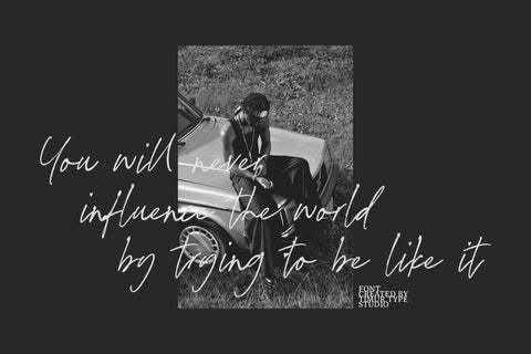 Cosmic Rockstar - Modern Handbrushed Script Font Font Timur type 