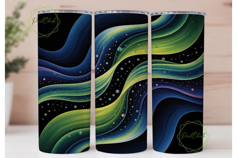 Cosmic Shimmer Abstract 20oz Tumbler Sublimation PixelChick 