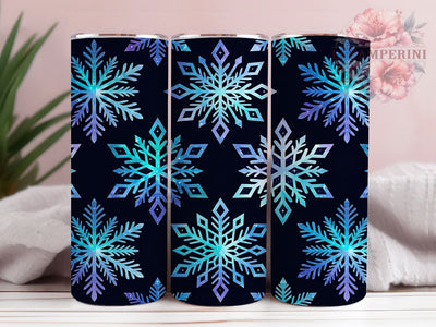 Cosmic Snowflake 20oz Tumbler, Cosmic Snowflake, Snowflake Tumbler, Cosmic Tumbler, 20oz Tumbler, Galaxy Snowflake, Winter Tumbler, Tumbler Wrap Sublimation Li Zamperini 